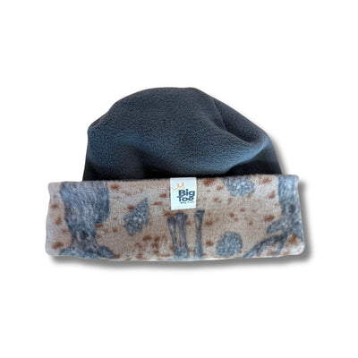 OG Solid + Pattern - Reversible Handmade Beanie | Big Toe & Co.