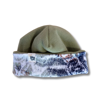 OG Solid + Pattern - Reversible Handmade Beanie | Big Toe & Co.