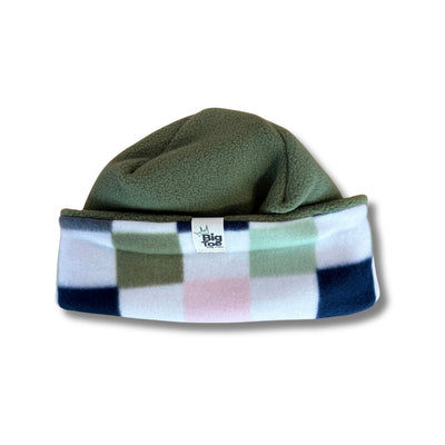 OG Solid + Pattern - Reversible Handmade Beanie | Big Toe & Co.