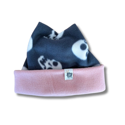 OG Solid + Pattern - Reversible Handmade Beanie | Big Toe & Co.