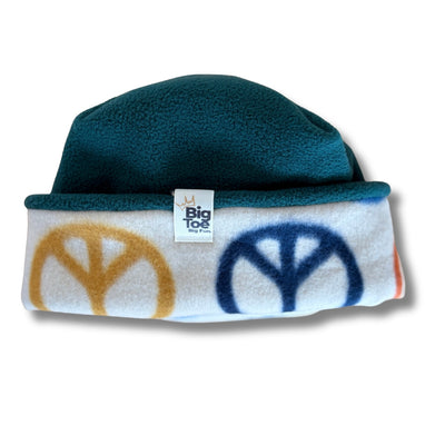 *Last One* OG Single Pattern - Reversible Handmade Beanie | Big Toe & Co.