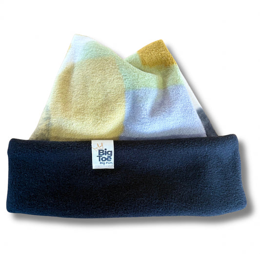 OG Solid + Pattern - Reversible Handmade Beanie | Big Toe & Co.