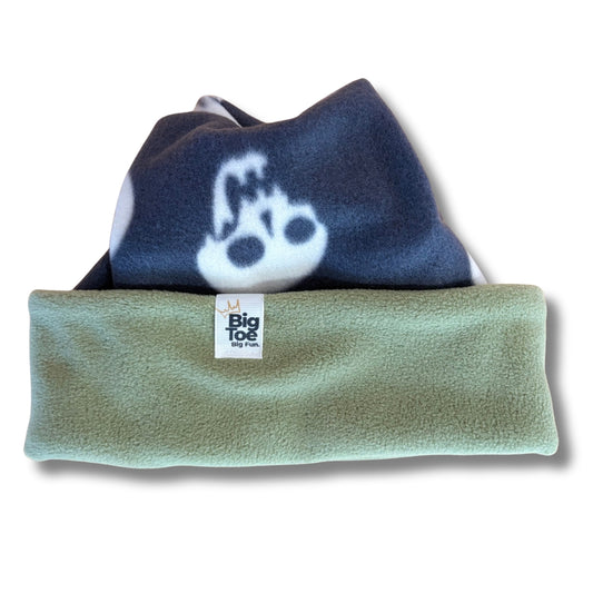 OG Solid + Pattern - Reversible Handmade Beanie | Big Toe & Co.