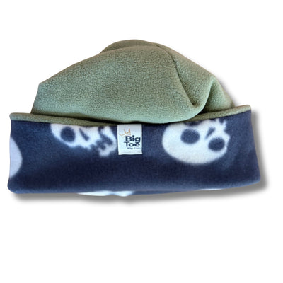 OG Solid + Pattern - Reversible Handmade Beanie | Big Toe & Co.