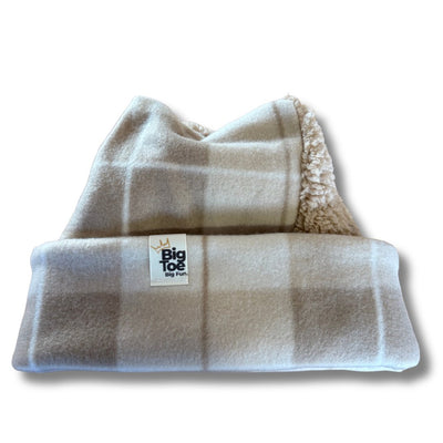 OG Sherpa + Fleece - Reversible Handmade Beanie | Big Toe & Co.