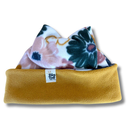 OG Solid + Pattern - Reversible Handmade Beanie | Big Toe & Co.