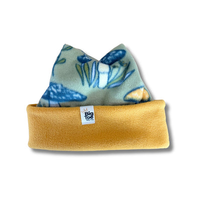 OG Solid + Pattern - Reversible Handmade Beanie | Big Toe & Co.