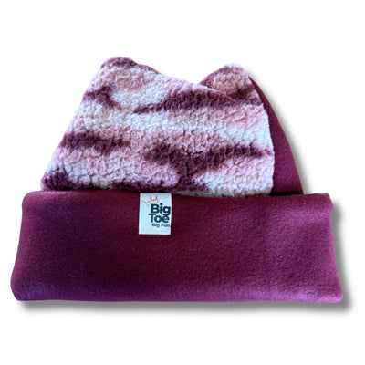 OG Sherpa + Fleece - Reversible Handmade Beanie | Big Toe & Co.