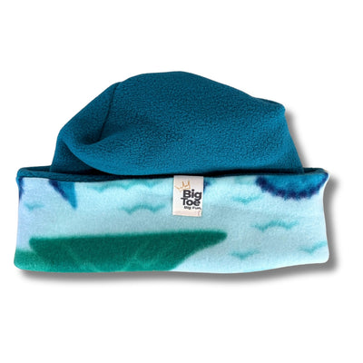 OG Solid + Pattern - Reversible Handmade Beanie | Big Toe & Co.