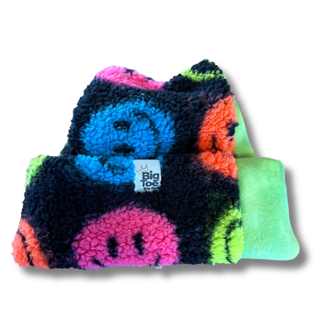 OG Sherpa + Fleece - Reversible Handmade Beanie | Big Toe & Co.