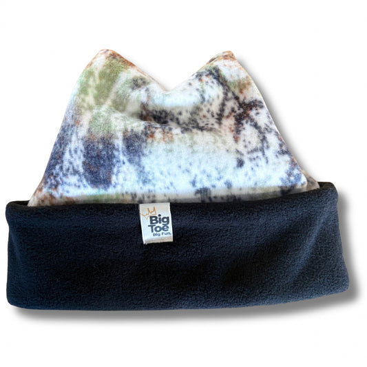 OG Solid + Pattern - Reversible Handmade Beanie | Big Toe & Co.