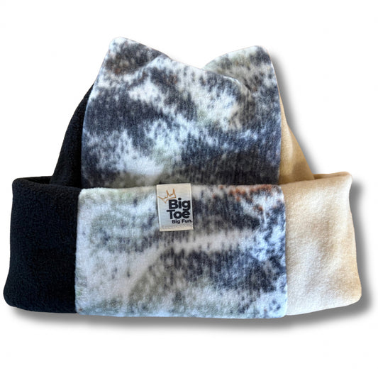 OG Solid + Pattern - Reversible Handmade Beanie | Big Toe & Co.