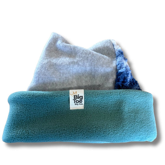OG Sherpa + Fleece - Reversible Handmade Beanie | Big Toe & Co.