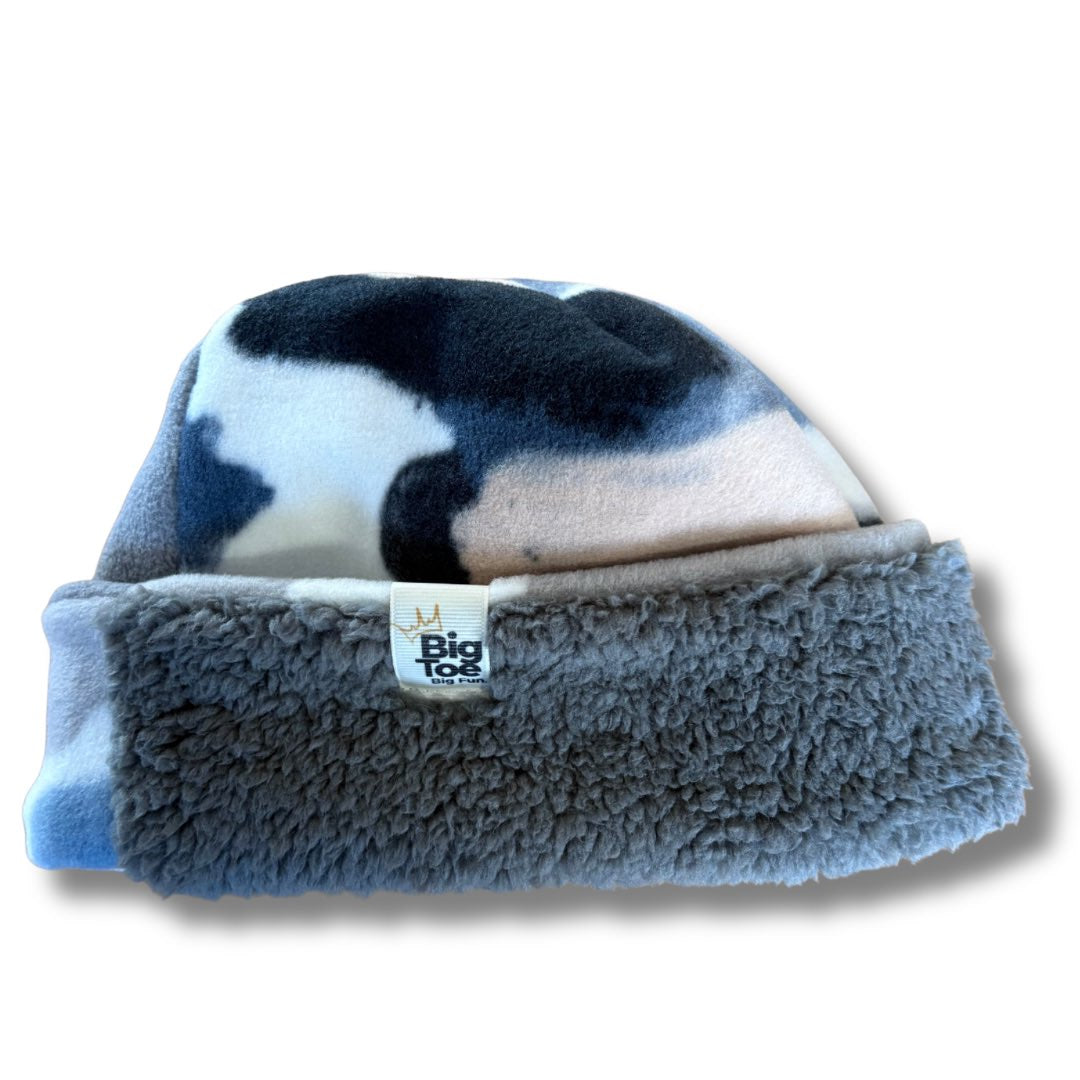 OG Sherpa + Fleece - Reversible Handmade Beanie | Big Toe & Co.
