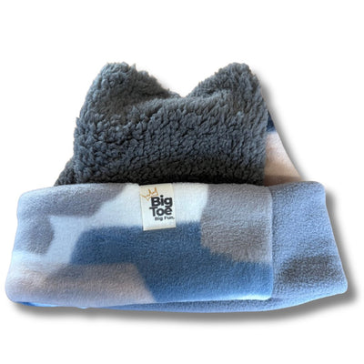 OG Sherpa + Fleece - Reversible Handmade Beanie | Big Toe & Co.