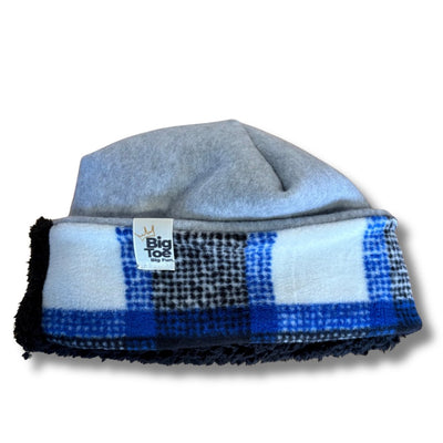 OG Sherpa + Fleece - Reversible Handmade Beanie | Big Toe & Co.