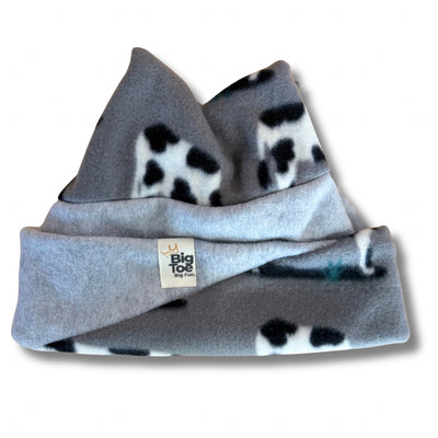 OG Solid + Pattern - Reversible Handmade Beanie | Big Toe & Co.